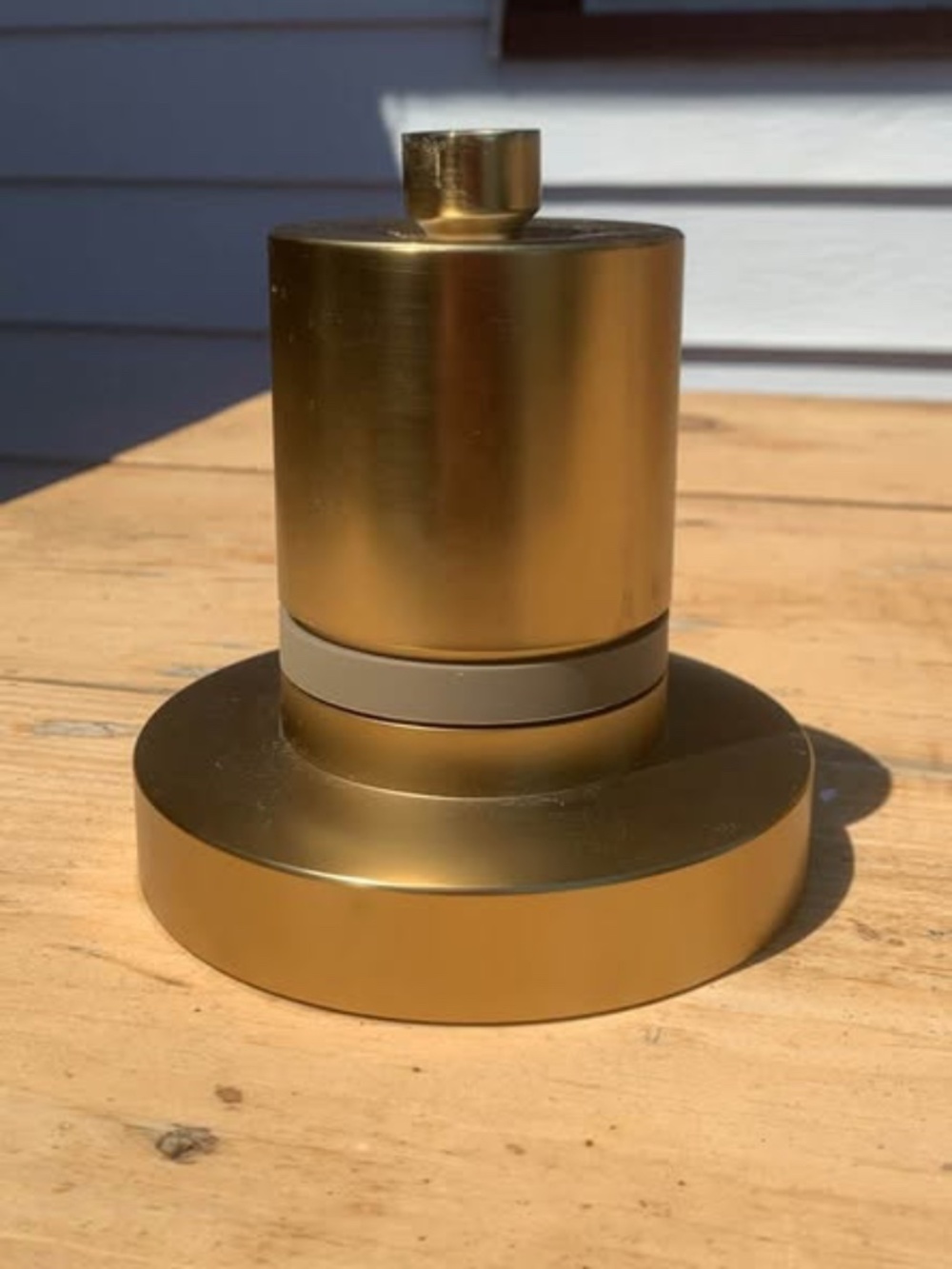 Jolie Brushed Gold Showerhead/filter